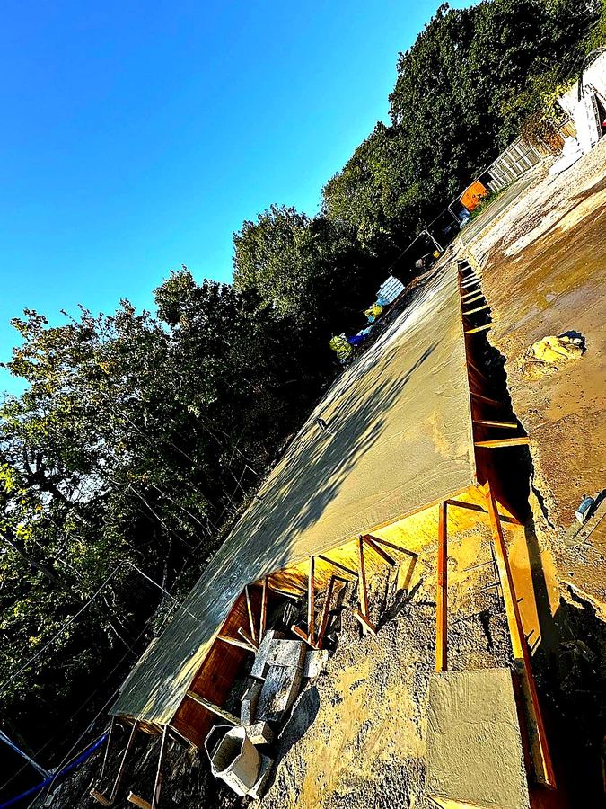 JDG Groundworks — Floated slab surface — freshly finished